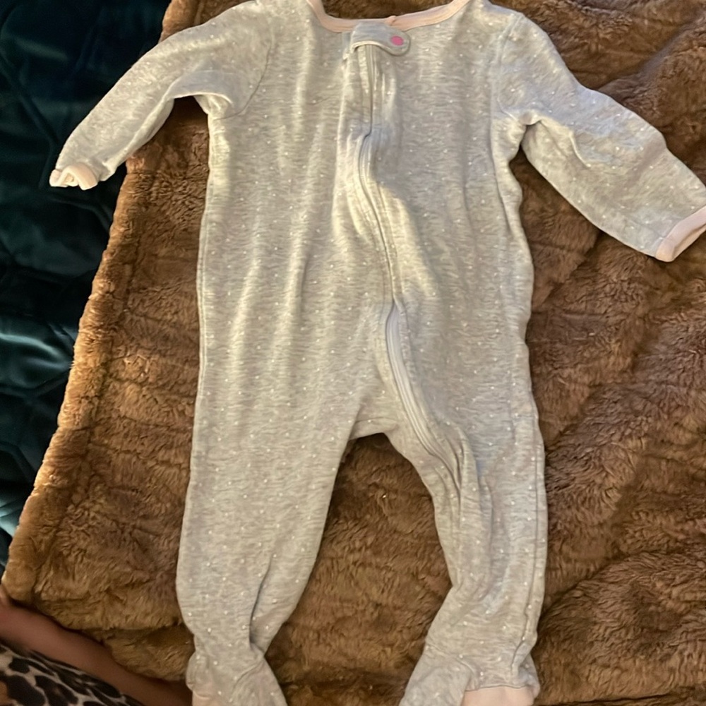 Footie pajamas girl
